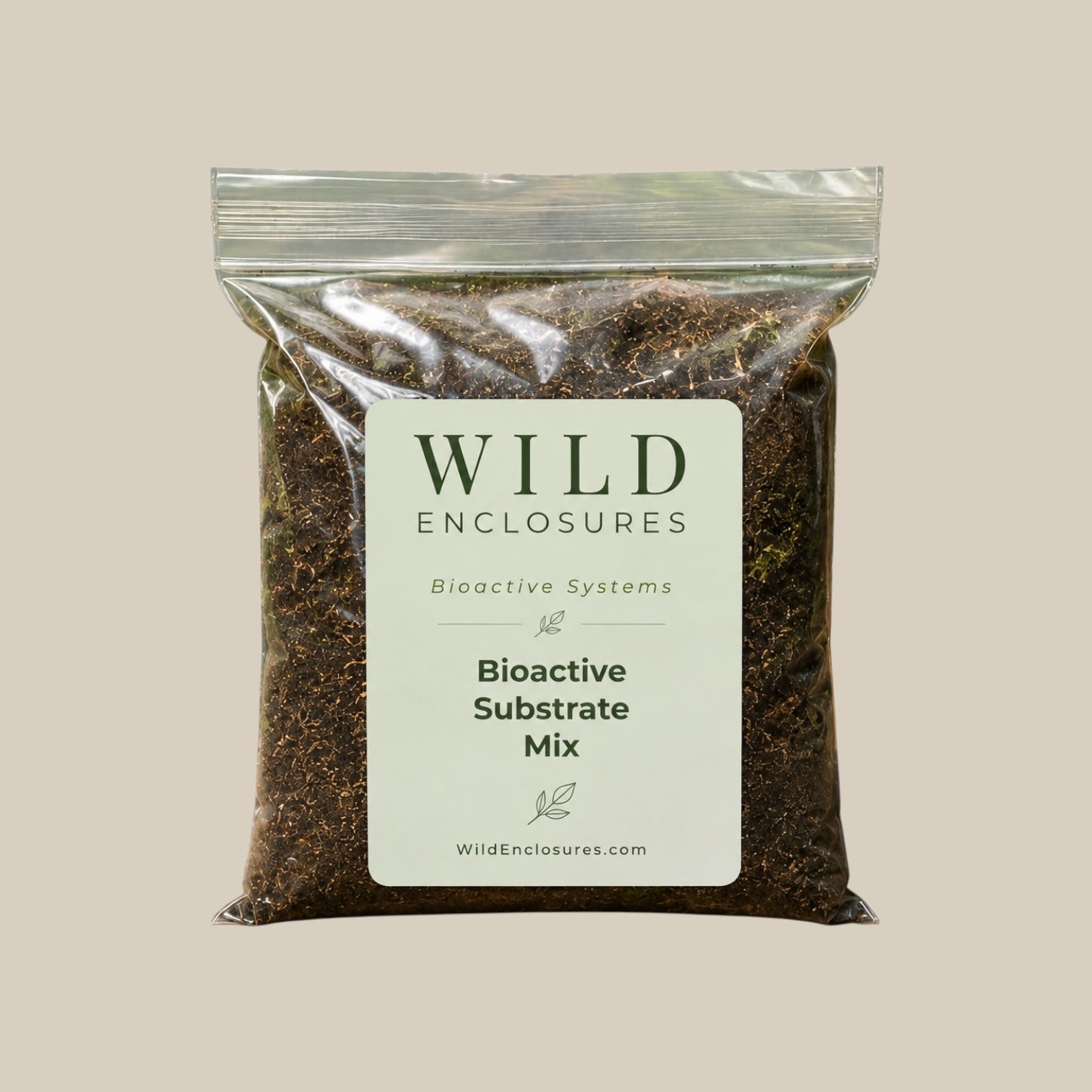 Bioactive Isopod Substrate Mix | Terrarium Soil, Leaf Litter & Wood Bedding