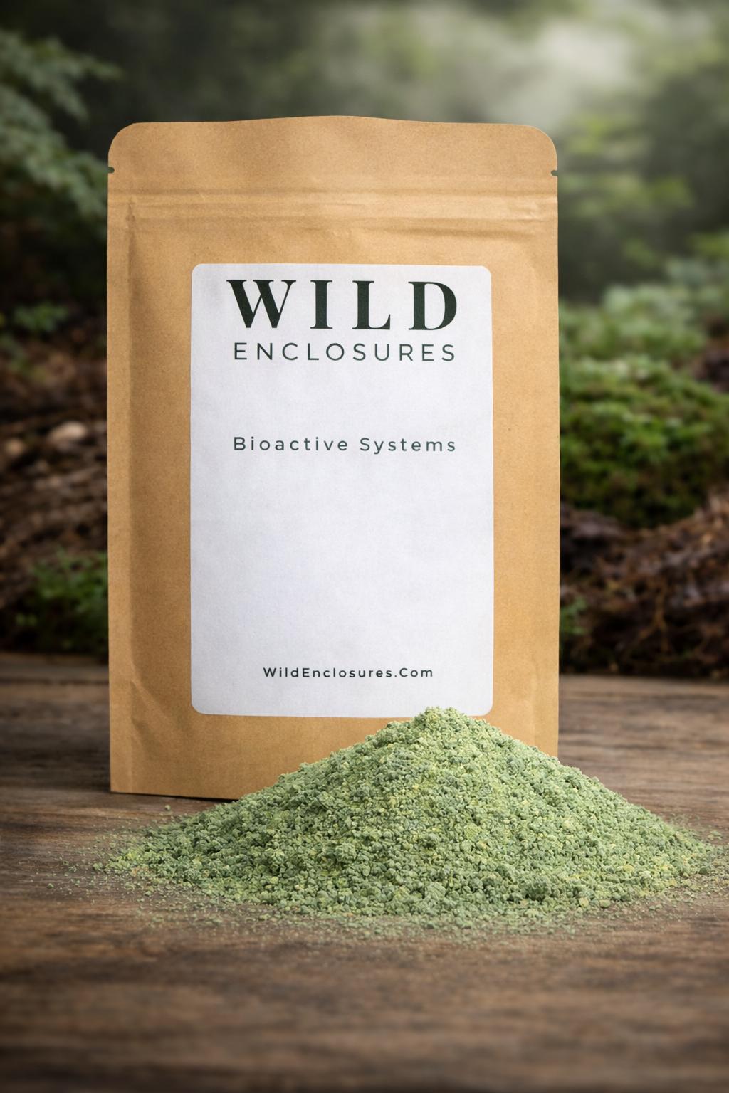 Complete bioactive feeding pack for springtails and isopods to boost cultures and support healthy terrarium ecosystems