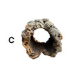 Natural Cork Bark Rounds for Reptiles & Bioactive Terrariums | Cork Bark Tubes | Vivarium Hide | Isopod Habitat | Orchid Mount